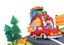 draw colorful children story book illustration and cover